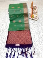 LUSTROUS SOFT SILK SAREE - Image 3