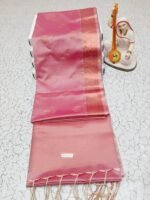 COPPER RADIANCE SOFT SILK SAREE - Image 3
