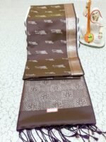 ROYAL ZIG-ZAG SOFT SILK SAREE - Image 3