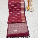 ROYAL ZIG-ZAG SOFT SILK SAREE