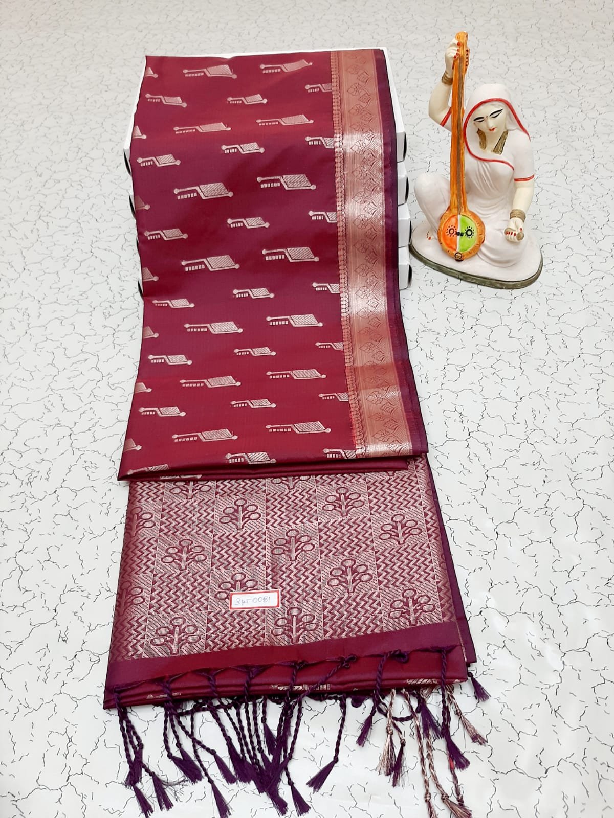 WhatsApp Image 2026-02-04 at 6.28.54 PM ROYAL ZIG-ZAG SOFT SILK SAREE - Image 1