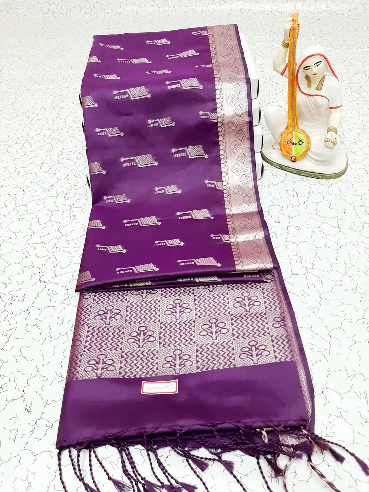 WhatsApp Image 2026-02-04 at 6.28.55 PM (1) ROYAL ZIG-ZAG SOFT SILK SAREE - Image 1